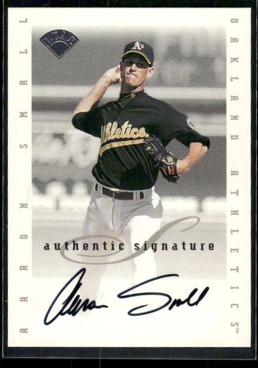 1996 Leaf Signature Series #NNO Aaron Small Extended Series Autographs - Image 1 of 2