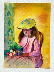 Camille Pissarro (Handmade) Drawing on antique paper Signed and Sealed. - Picture 1 of 2