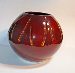 1980 Alabama Coushatta Tribes Keramik Schüssel Vase signiert RKT Zweig 3 3/4" - Bild 1 von 2