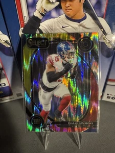 2024 Panini Select - Club Level Isaiah Simmons #261 Red & Yellow Shock Prizm - Picture 1 of 2
