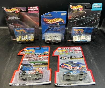 Lote De 5 Coches De Carreras Hot Wheels Vintage Surtidos Daytona 500, NASCAR, En Caja Foto 1 de 4