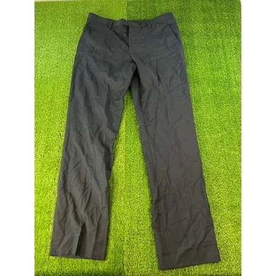 Pantalones de vestir azules para hombre J. Lindbergh frente plano pantalones ajustados a medida 36X31 Foto 1 de 4