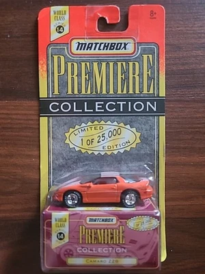火柴盒 Superfast 雪佛兰科迈罗 Z28。 橡胶轮胎 Premiere Collection 14 — 第 1/3 张图片
