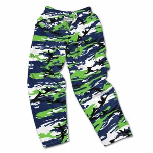 Zubaz NFL Football Men's Seattle Seahawks Casual Active Camo Pants - Picture 1 of 3
