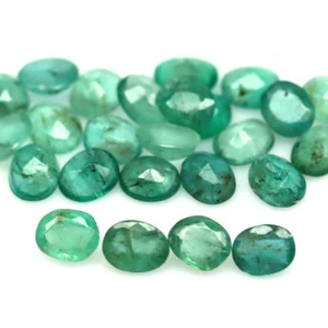 SHOLA Echt 7,26 Ct Natürlicher Grün Smaragd 25 Stück aus Sambia - Bild 1 von 2