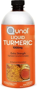 Qunol Liquid Turmeric Curcumin with Black Pepper, Turmeric Supplement 1000mg - Picture 1 of 5