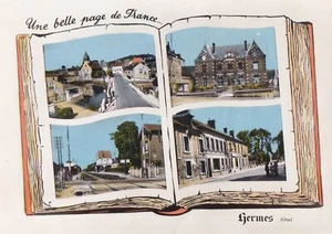 Carte postale 10x15cm postcard HERMES multivues belle page écrite 1967 - Picture 1 of 1