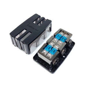 KnuKonceptz Dual Battery, Dual 1/0 Gauge 2 Way Fuse Distribution Block - Picture 1 of 6