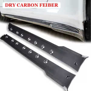 DRY Carbon Fiber replacement Side skirts Splitter For Porsche 911 992 Turbo GT3 - Bild 1 von 10
