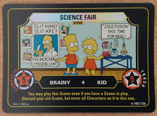 SCIENCE FAIR Holofoil The Simpsons 2003 TCG CCG Foil Scene Card #100 NM+