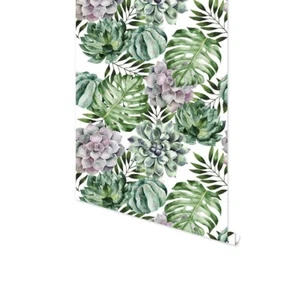 Turtle Back Bamboo Peel & Stick Removable Vinyl Self-Adhesive Wallpaper 17"x118" - Picture 1 of 12