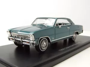Chevrolet Nova SS Hard Top 1966 Dark Green Neo 47235 1:43 USA Car Resine - Picture 1 of 7
