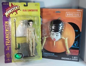 Figura Sideshow 1999 Novia de Frankenstein Universal Studios + Push-ins de calabaza - Imagen 1 de 23
