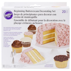 Juego de decoración de crema de mantequilla para principiantes Wilton 20/paquete - Imagen 1 de 1