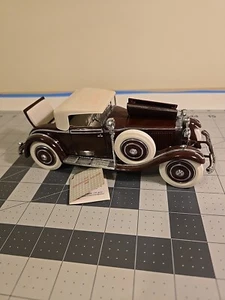 Franklin Mint - 1925 Hispano-Suiza H6B Kellner, Maroon 1:24 With Tag - read - Picture 1 of 9