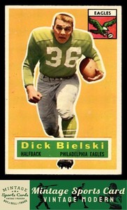 1956 Topps - Dick Bielski - #76  Philadelphia Eagles