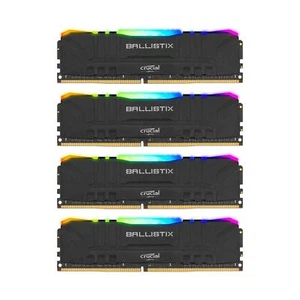 Crucial Ballistix RGB 64 GB (4x16GB) DDR4-3200 PC4-25600U BL16G32C16U4BL #332808 - Bild 1 von 6