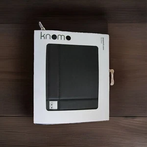 Genuine KNOMO JOURNAL padded zip  CASE BLACK For TABLET/IPAD, Water Resistance - Picture 1 of 3
