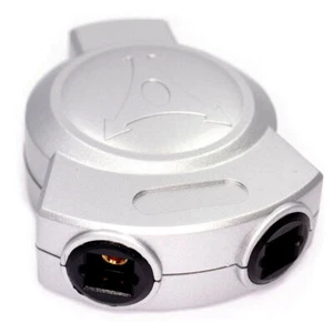 Adaptateur séparateur optique Toslink 2 voies TOS 1 à 2 - Photo 1/12