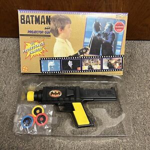 Batman Projector Gun MIB 1989 Toybiz Super Powers Joker Batmobile Kenner 