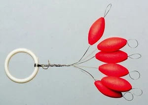 Iron Trout Leuchtpilot oval / rot Fixpiloten Forellen-Teig Bait Pilot-Kugeln - Picture 1 of 1