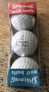 Spalding Golfbälle *versiegelt* #2 schnell• Flite 1940er-50er 3er-Pack - Bild 1 von 6