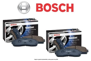 [JUEGO DELANTERO + TRASERO] Pastillas de freno de disco premium de cerámica Bosch QuietCast BH98830 - Imagen 1 de 1
