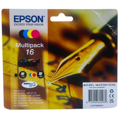 Epson Original 16 Tintenpatronen Multipack 4-farbig - Bild 1 von 2