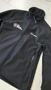 BERGHAUS Mens Black WINDSTOPPER Soft Shell Fleece Jacket Size 10 - Picture 1 of 20