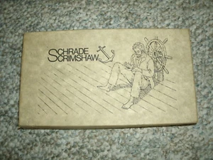 Schrade Scrimshaw 152 SC Knife & Sheath - Made in USA - Picture 1 of 3