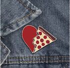 Enamel 2 Piece Set New Pin Gold Heart Pizza Bestfiends Gift Love Cute Blogger