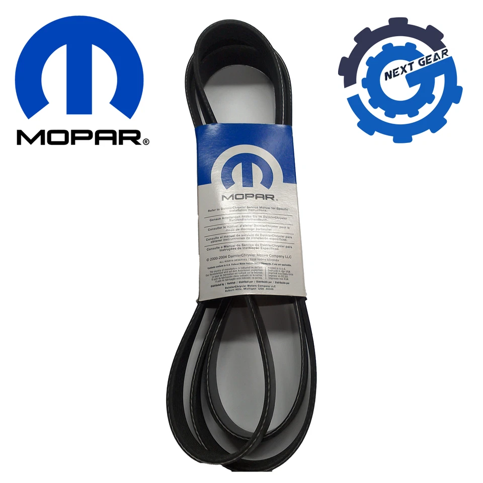 Novo OEM Mopar Acessório Cinto de Transmissão 1996-2000 Chrysler Voyager T&C 05086140AA - Imagem 1 de 1