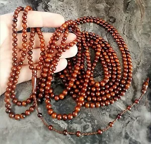 500 Kuka Albero di Coca, Perline di Preghiera Islamica in Legno, Tasbih, Misbaha, Tasbeeh, 6mm - Foto 1 di 4