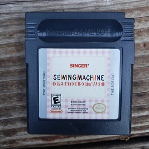Nintendo Game Boy Color Operation Software for Singer Sewing Machine USA - Picture 1 of 11