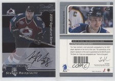 2002-03 ITG Be A Player Signature Series 2001-02 Buybacks Steve Reinprecht Auto