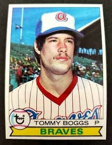 1979 TOPPS ORIGINAL BASEBALL CARD ATLANTA BRAVES #384 TOMMY BOGGS  NR.MINT 