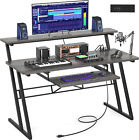 Armocity 47 Music Studio Desk With Power Outlet, Studio Desk For Music Product