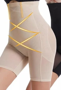 Damen Hohe Taille Bauchweg Höschen Miederhose Bodyshaper Shapewear Figurformer - Bild 1 von 12