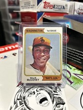 1974 Topps Willie McCovey #250 Washington Error Variation San Diego Padres