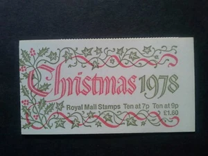 Gran Bretaña, Carnet Navidad 1978 Completo, A VALOR FACIAL Nuevo, MNH ** SG FX1 - Imagen 1 de 3