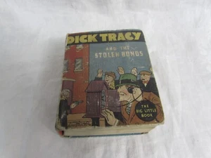 VTG 1934 Big Little Book Dick Tracy and the Stolen Bonds Whitman BLB hc mystery - Picture 1 of 7