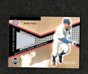 #D /199 GU JSY MARK PRIOR 2002 UD Ultimate Collection ULT. GAME JERSEYS NR MINT - Picture 1 of 2
