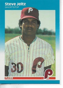 1987 Fleer Steve Jeltz Card - Picture 1 of 1