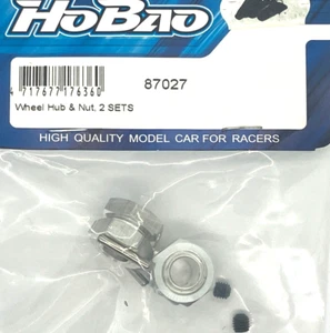 Hobao 17mm Wheel Hubs & Nuts. Will fit any make of 1/8 car. Silver P/N 87027 - Picture 1 of 1