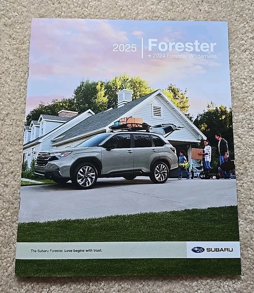Folleto de ventas original Subaru Forester 2025 - todo nuevo Foto 1 de 1