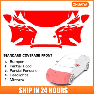 Kit de sujetador transparente de película de protección de pintura precortada PPF para Lexus IS F-Sport 2014-2016 Foto 1 de 4