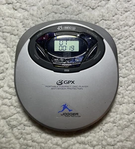 GPX CD Player 45-Second ESP Compact Disc Player C3974 Silver Gray TESTED - Picture 1 of 8