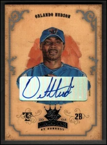 Diamond Kings DK Signatures 2004 plata #123 Orlando Hudson automático 30/08 - casi nuevo-como nuevo - Imagen 1 de 1