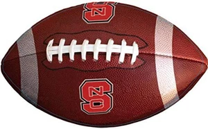 8 Inch Football North Carolina NC University Wolfpack NCSU Logo Removable Wall D - Picture 1 of 1