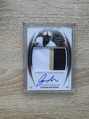 2014 Leaf Trinity JORDAN MATTHEWS Patch Auto /25 Eagles 3/25 Vanderbilt - Image 1 of 2